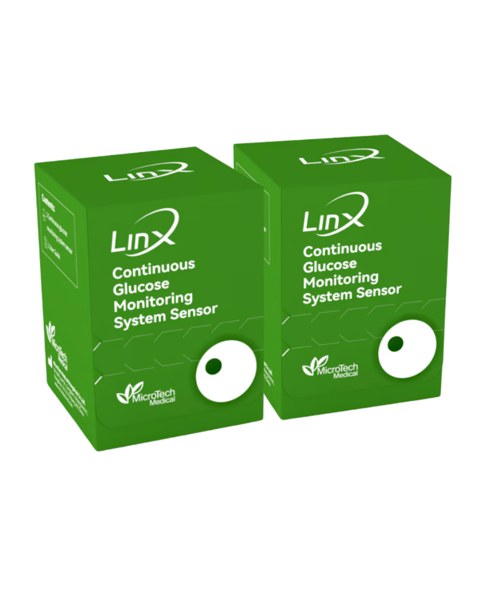 GluX glükóz monitorozó CGM szenzor 1 hónapos csomag (2db) - GluX