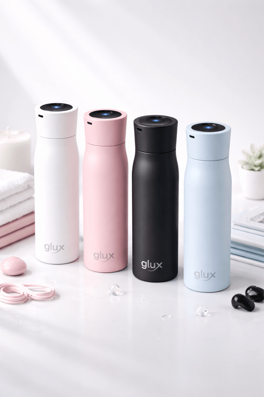 GluX Okos UV - C öntisztító kulacs – tiszta víz, okos emlékeztetőkkel - GluX