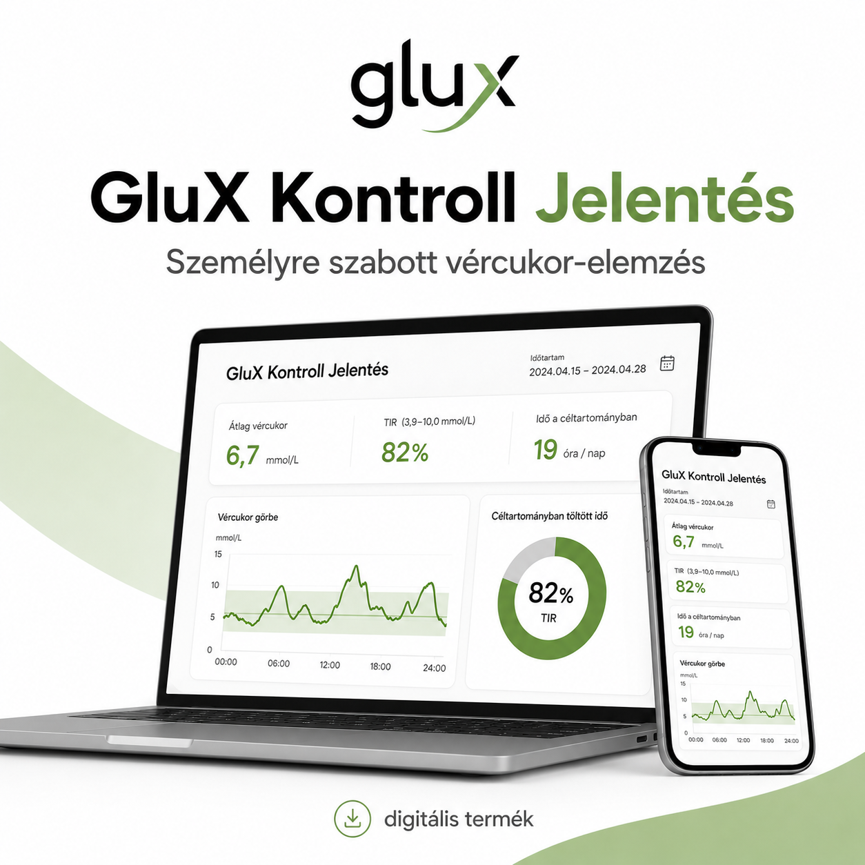 GluX Kontroll - Εξατομικευμένη ανάλυση δεδομένων γλυκόζης και συμβουλευτική